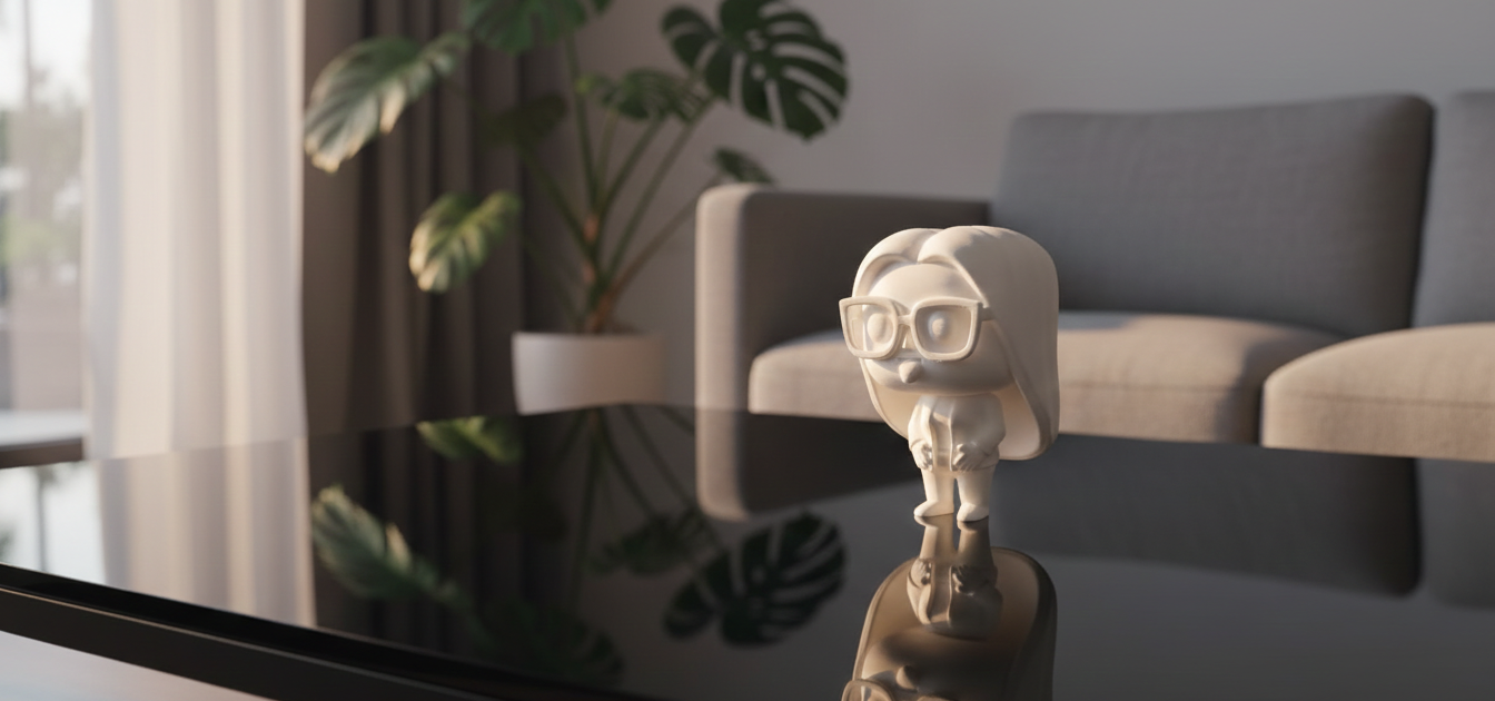 Personalized 3D Printed Figurine - Photo-to-3D