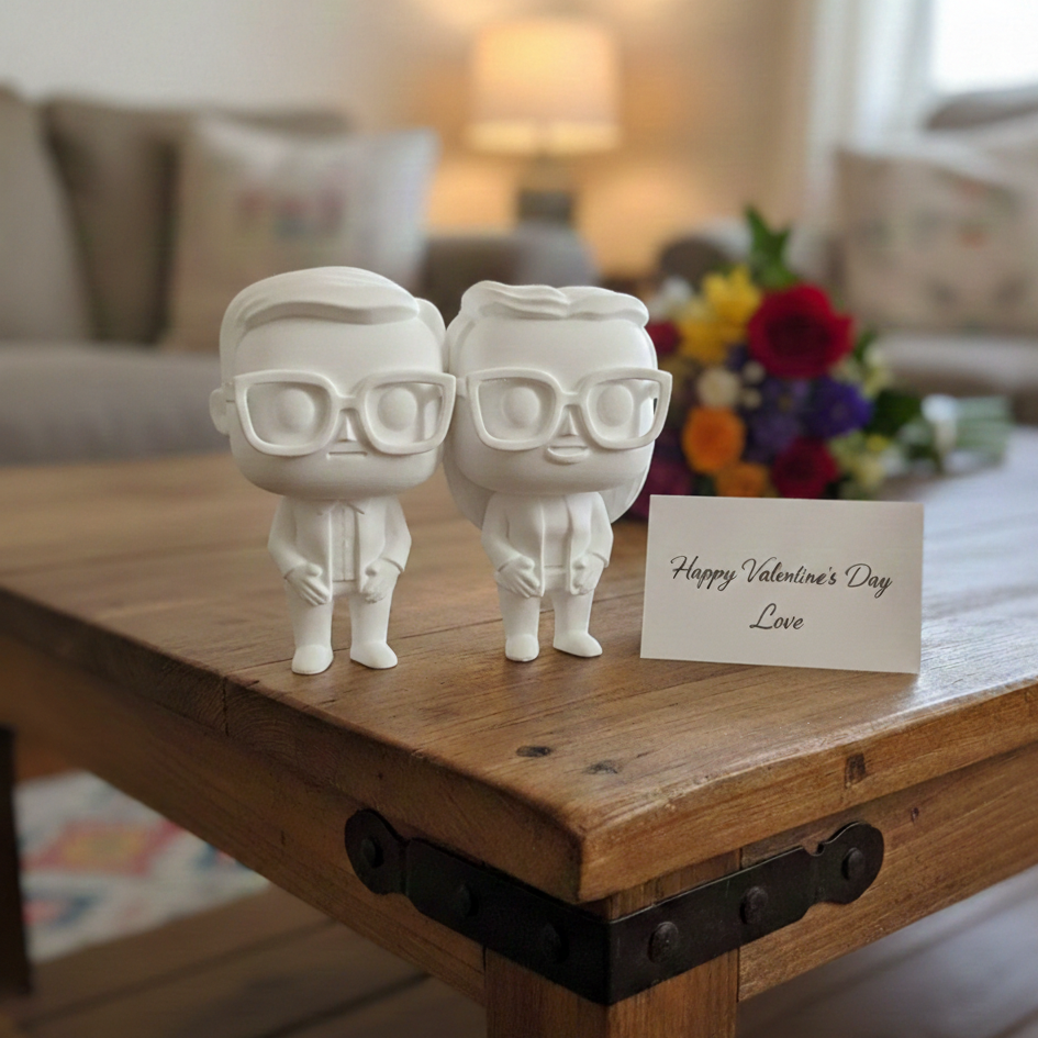 Personalized 3D Printed Figurine - Photo-to-3D